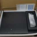 TEAMIX Black 42 inch Dual Monitor Riser,Wood and Steel Long Monitor Stand for 2 Monitors with Storage Large TV Riser Computer Laptop Stand for Desk Office Organization