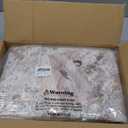 5ft Round Area Rug Living Room Rugs - 5x5 Washable Neutral Modern Abstract Soft Thin Rug Indoor Floor No Slip Rug Carpet for Bedroom Under Dining Table Home Office Decor - Brown Grey