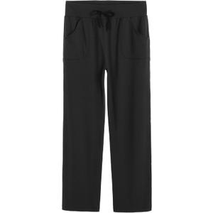 Latuza Women's Cotton Lounge Pants (Medium, Black)