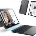 ESR for iPad Air 11" (M3/M2) & 10.9" (5th/4th Gen) Case with Keyboard, Magnetic Detachable Keyboard, Portrait/Landscape Modes, Large Click-Anywhere Trackpad, Backlit Keys, Shift Series, Dark Gray