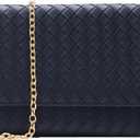 U+U Crossbody Bags for Women, Small Bag with Removable Chain, Card Slots & Phone Pocket - Lightweight Purse Wallet (8 Colors)