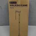 REHAND Walking Cane - Foldable, Adjustable, Collapsible Walking Canes for Men & Women, Heavy Duty All Terrain Tip, with Travel Bag | Walking Sticks for Seniors & Adults (Ocean Blue)