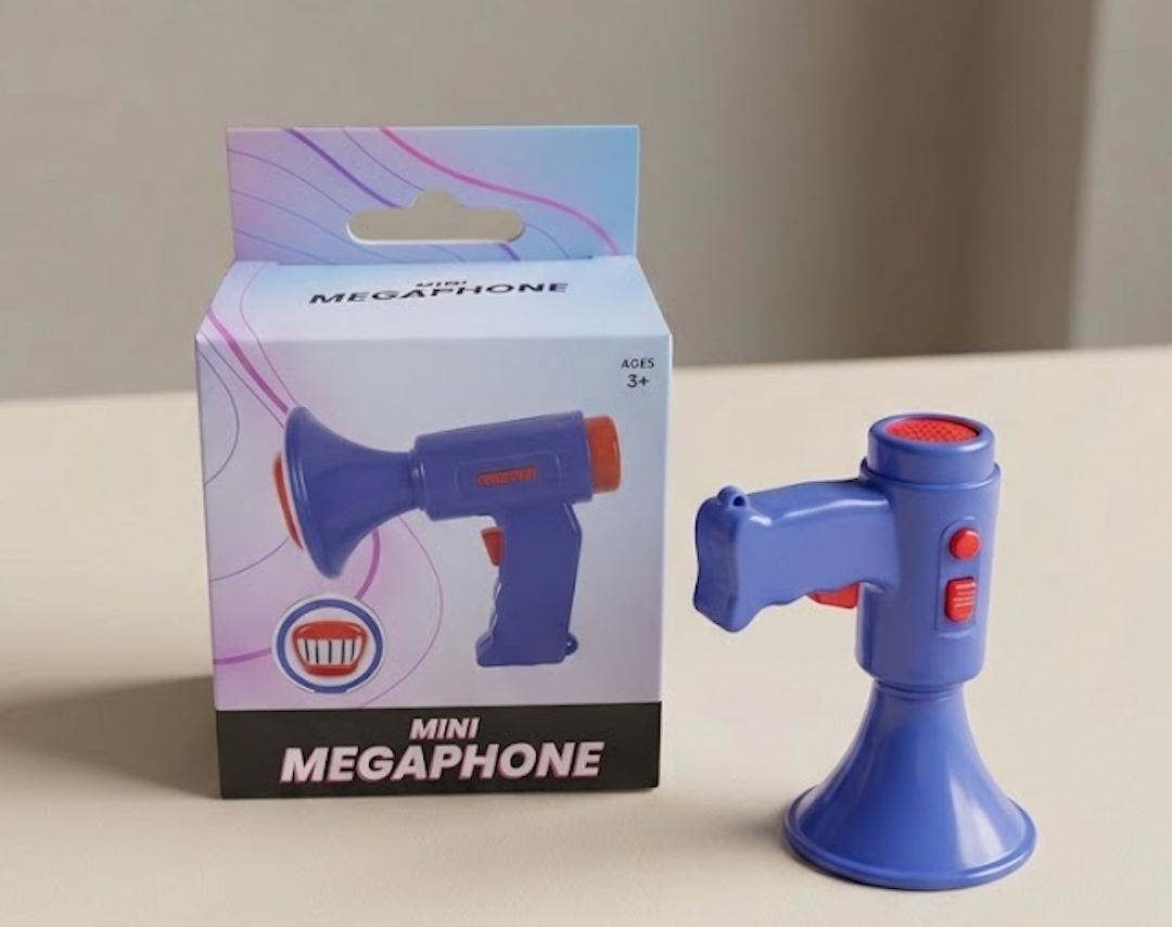 Mini Megaphone. Pack of 2