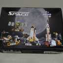 Space Exploration Shuttle Toys for Boys, STEM Aerospace Building Kit Toy with Rocket, Space Shuttle, Moon Buggy and Satellite, Best Gifts for 6, 7, 8, 9, 10+ Year Old Boys (415 PCS)