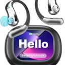Real-Time AI Translation Earbuds 168 Languages Translator Earphones, Audifonos Traductores Ingls Espaol, Bluetooth 5.4, OWS Open Ear & LCD Touch, Translating Device for Travel Meetings Learning