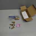 Joywayus 3 Way L-port Shut Off 1/2"G Thread Ball Valve with 1/2" Hose Barb T Shaped Brass Fitting One Switch