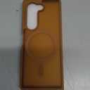 Magnetic Case for Samsung Galaxy Z fold 7 Case, Slim Translucent Matte Phone Cover with Shockproof TPU Frame & Scratch-Resistant PC Back, Strong Magnetic Ring, Brown