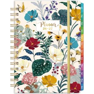 Planner 2026-2027 - Academic Planner from July 2026 - June 2027, 6.4" x 8.5", 2026-2027 Planner Weekly and Monthly, Hardcover, 12 Monthly Tabs, Thick Paper