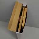 AZEN Toilet Stool Squat Adult, Wood Poop Stool for Bathroom Adults, 7 Inch Height (Yellow (1 Pack))