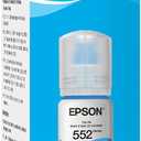 Epson 552 EcoTank Ink Ultra-high Capacity Bottle Cyan (T552220-S) Works with ET-8500, 8550