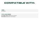 UDC Parts M154621 Deck Belt Replacement for John Deere 42 Inch X300 X304 X310, Z245 EZtrak Zero Turn Mower 48" / Aramid Cord / 146.24 inches
