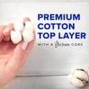 Always Pure Cotton Feminine Pads for Women, FlexFoam Pads with Wings, Size 1, Regular Absorbency, Unscented, 84 Count (3 Packs of 28)