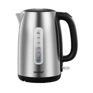 COMFEE' Stainless Steel Electric Kettle, 1.7 Liter Tea Kettle Electric & Hot Water Kettle, 1500W Fast Boil with LED Light, Auto Shut-Off and Boil-Dry Protection