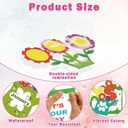 2 x 78Pcs Spring Birthday Bulletin Board Kit, Spring Flower Bulletin Board Decorations with Wild Floral Cutouts, Photo Displays Classroom Wall Decor for Back to School Birthdays Preschool Door