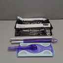 Amazon Basics Wet & Dry Sweeper Kit, 1 Sweeper Handle, 7 Heavy Duty Dry Floor Cloths, 3 Wet Floor Cloths, Pack of 1