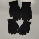 CROSSFINGERS Skeleton Gloves with Touchscreen and Warm for Halloween Cosplay Party and Daily Wears 2 Pairs