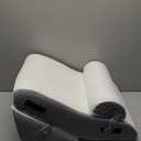 Bed Wedge Pillow Set for Sleeping 3 PCS - 22.5" Wide Triangle Pillow for Back Leg Pain Relief with Washable Cover - 35D Foam Wedge Pillow Post Surgery for Acid Reflux & Snoring (White Grey)