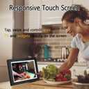 10 Inch Small Smart TV with ATSC Tuner & Touch Screen, 5-in-1 Kitchen TV with Home Control Panel, Video Call, Calendar & Photo Frame Functions, Portable MINI for Bedroom, RV, Camper
