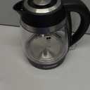 Chefman Electric Kettle, 1.8L 1500W, Hot Water Boiler, Removable Lid for Easy Cleaning, Auto Shut Off, Boil-Dry Protection, Stainless Steel Filter, BPA Free, Borosilicate Glass Electric Tea Kettle (Black)