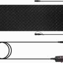 20 Inch x 60 Inch Heated Snow Melting Mat Outdoor, Anti-Slip Heated Walkway Mat with 9.84 Feet Long Power Cord, Waterproof Ice Melting Mat for Doorway Stair Step Path Roof