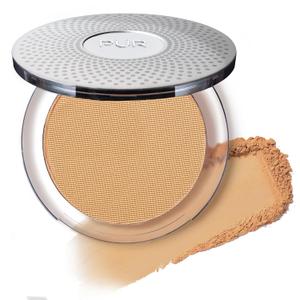 PR MINERALS 4-in-1 Pressed Mineral Makeup Powder Foundation with SPF 15 - Concealer & Finishing Compact Pressed Powder for Face - Buildable Medium to Full Coverage Foundation Powder (Beige/MG5 - golden medium skin with golden undertones)