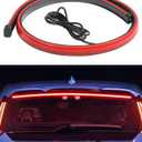 RACOONA 35 inch 3rd Brake LED DC12V Flexible High Mount Stop Light, Universal Red Truck SUV RV Brake Light Strip