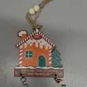 House Warming Gifts New Home, Wood New Home Ornament 2025 New H ome Gift Ideas First Home Christmas Ornament 2025 Gingerbread House Gingerbread Christmas Decorations Housewarming Gifts