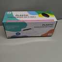 54IN X 320FT Plastic Table Cover Roll with Cutter Box, Cut to Size Plastic Table Cloths for Parties, Birthday, Disposable Tablecloth Roll for All Shape Tables (Gold, 54 Inch X 320 Feet)