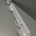 Cumbor 76" Wide Long Retractable Baby Gates for Stairs, Mesh Dog Gate for The House, 34" Tall Extra Wide Pet Gate for Dogs, Child Safety Gates for Doorways, Hallways, Cat Gate Indoor/Outdoor(White) (76" Wide)