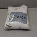 Christmas Tree Skirt 60 inch Large Snow White Soft Faux Fur Skirt with Golden Sequin Snow Flakes Xmas Holiday Home Party Decorations