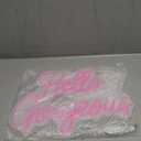 Hello Gorgeous Neon Signs for Wall Decor, Hello Beautiful Pink LED Neon Lights Sign with Dimmable Switch for Girls Bedroom, Makeup Room Decor, Wedding, Birthday Party (Pink)