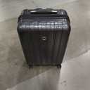 DELSEY PARIS Helium Aero Hardside Expandable Luggage with Spinner Wheels, Titanium, Checked-Medium 24 Inch