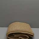 KOZYFLY Washable Area Rug 4x6 ft Non Slip Rubber Backed Living Room Rugs Braided Woven Cotton Kitchen Rugs Indoor Entryway Rug Floor Carpet for Dining Living Room Bedroom, Tan/Orange/Brown