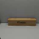 TONIAL Curtain Rod 32 to 58 Inch(2.6-4.8ft), Telescoping Splicing 3/ 4 Drapery Rods for Windows 20 to 53 Inch(1.7-4.4ft), Decorative Single Rod with Small Cap Finial, Black