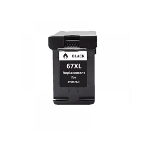 Compatible Ink Cartridge for 67 67XL for Inkjet Printers Including 6058 6052 6055 Deskjet 1225 2732(1 BK)