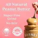 Barney Butter Peanut Butter, Bare Smooth, 16 Ounce Jar, Natural, No Stir, Non-GMO, Gluten Free, Keto, Vegan (EXP 06/17/26)
