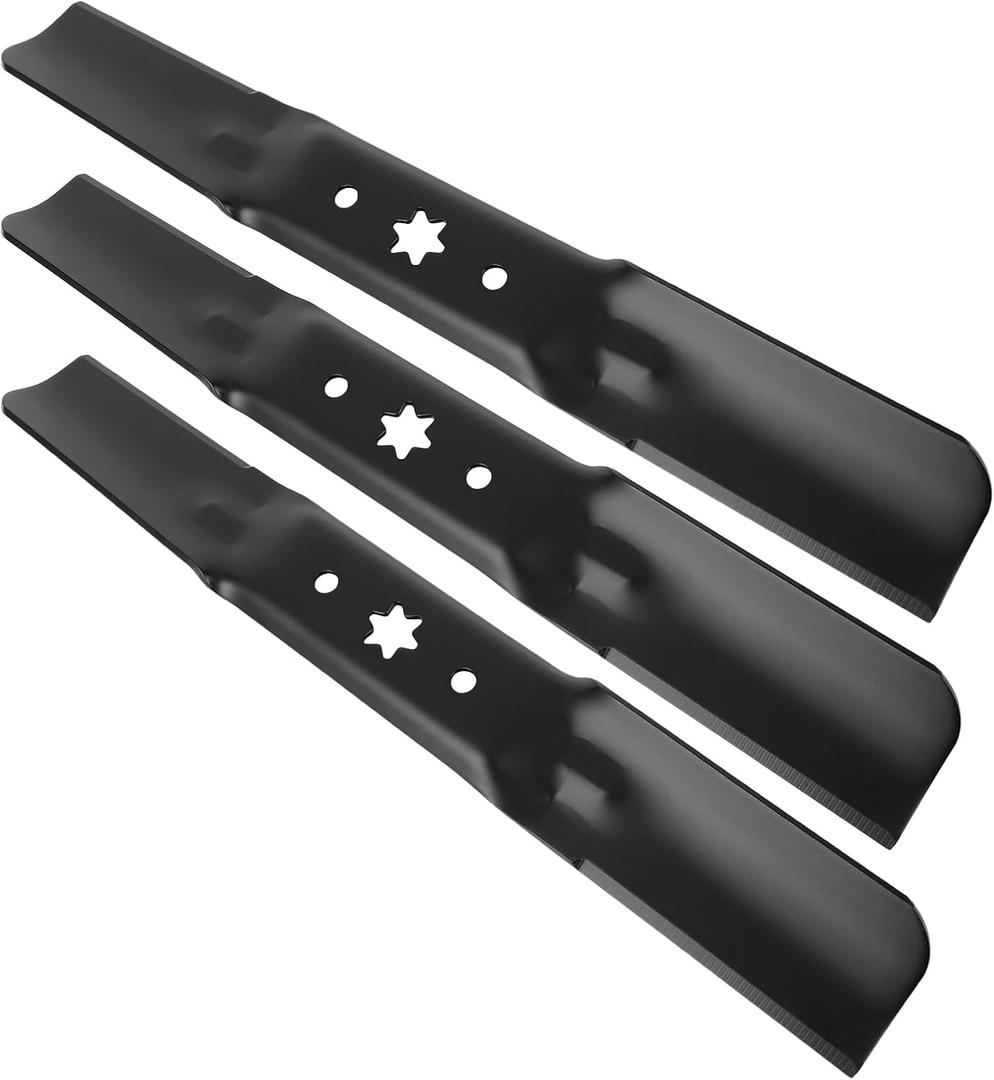 942-05056A Mower Blades Fit for Cub Cad et 54" Deck - 742-05056 Medium Lift Blade Compatible with Cub Cad et RZT-L54 Zero Turn, Troy-Bilt Lawn Tractor, Craftsman Riding, 3 Pack