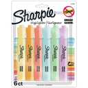 Sharpie Chisel Tip Tank-Style Highlighters - Assorted Pastel Colours - 11 Pack