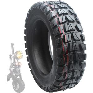 Electric Scooter Tires 90/65-6.5 11 Inch Off-Road Tire & Universal Tubeless Vacuum Tire For Electric Scooter And Compatible With 100/65-6.5 Electric Scooter replacement tires (90/65-6.5)