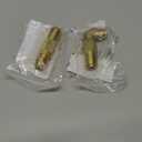 2Pcs Low Pressure Propane Adapter - Brass 3/8" Male Flare RV Propane Elbow Adapter Conversion Fitting Compatible with 17" and 22" Tabletop Camping Griddles Grill