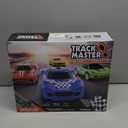 Slot Car Race Track Sets with 4 HighSpeed Racing Car, Battery or Electric Race Car Track for Boys and Kids, Dual Racing Game Lap Counter Circular Overpass Track, Gifts Toys for Boys Kids Age 6 7 812