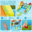 Inflatable Bounce House for Kids, Water Bounce House with Double Slides Indoor Outdoor, Bounce House Water Slide with Air Blower for Park Backyard Party Birthday (with 750W Blower), 15 ft L x 14 ft W x 7 ft H
