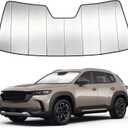 Windshield Sun Shade Custom Fit for Mazda CX50 CX-50 2023-2026, Accordion Folding Thick Window Sunshade Block Heat 99% UV Rays Sun Visor Keep Cooler Car Accessories