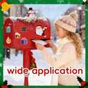 Christmas Tree Fridge Magnets SetMagnetic Christmas Decorations with Santa, Reindeer & Gift Boxes, Reusable Holiday Ornaments for Refrigerator, Home, Office, Kitchen & Metal Surfaces