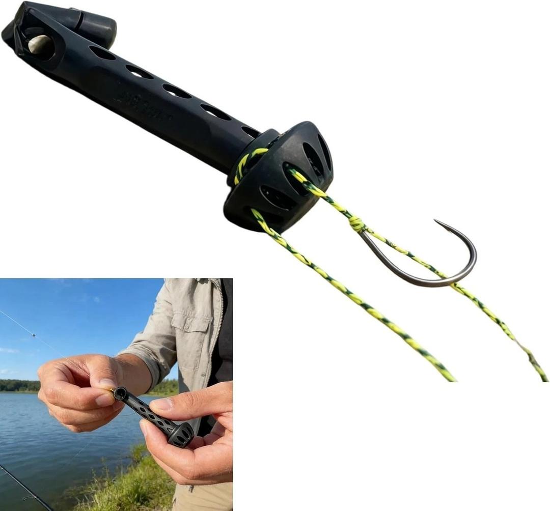 RKOTYTXILC Magnetic Fly Fishing Threader Tool – Fly Tying Magnetic Threader for Hooks & Tippet, Easy Fly Line Threading Tool, Fishing Accessories for Fly Tying Equipment, Pack of 4