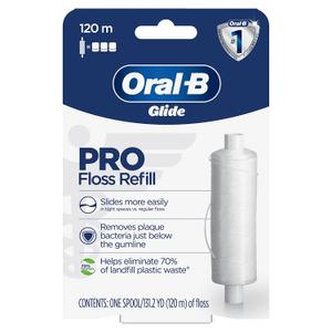 Oral-B Glide PRO Floss Refill, 120m (360 Foot (Pack of 1))