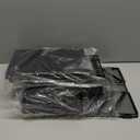 4-Tier Paper Organizer + 3-Pocket File Holder + Drawer + Pen Holders, Desktop File Organizers Paper Tray for Office Accessories School Classroom Organization (Black)