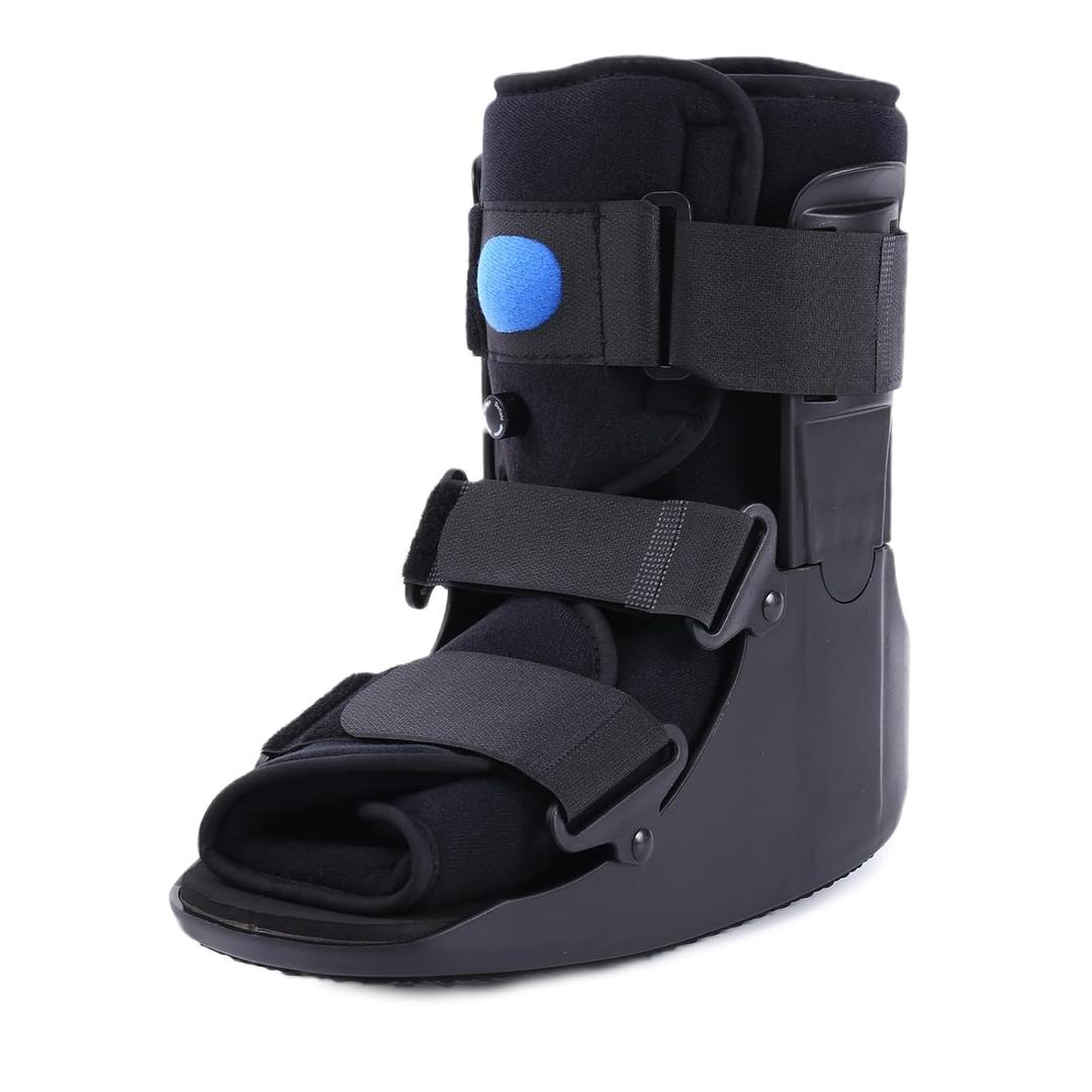 Short Walking Boot Fracture Boot Air Walker Boot for Orthopaedic Boot for Sprained Ankle, Walker Brace for Broken Foot Achilles Tendon Injury (Medium)