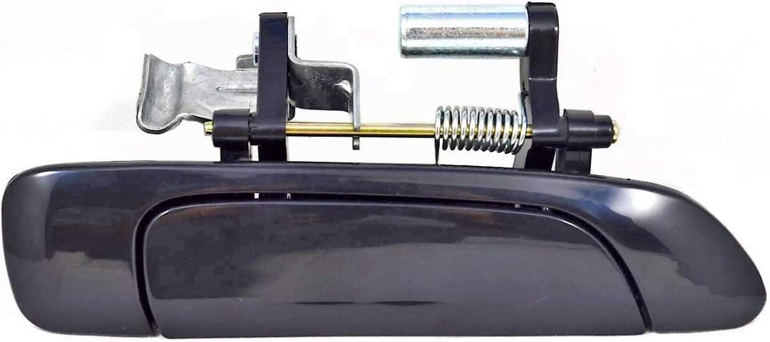 PT Auto Warehouse HO-3232S-RR - Outside Exterior Outer Door Handle, Smooth Black - Passenger Side Rear