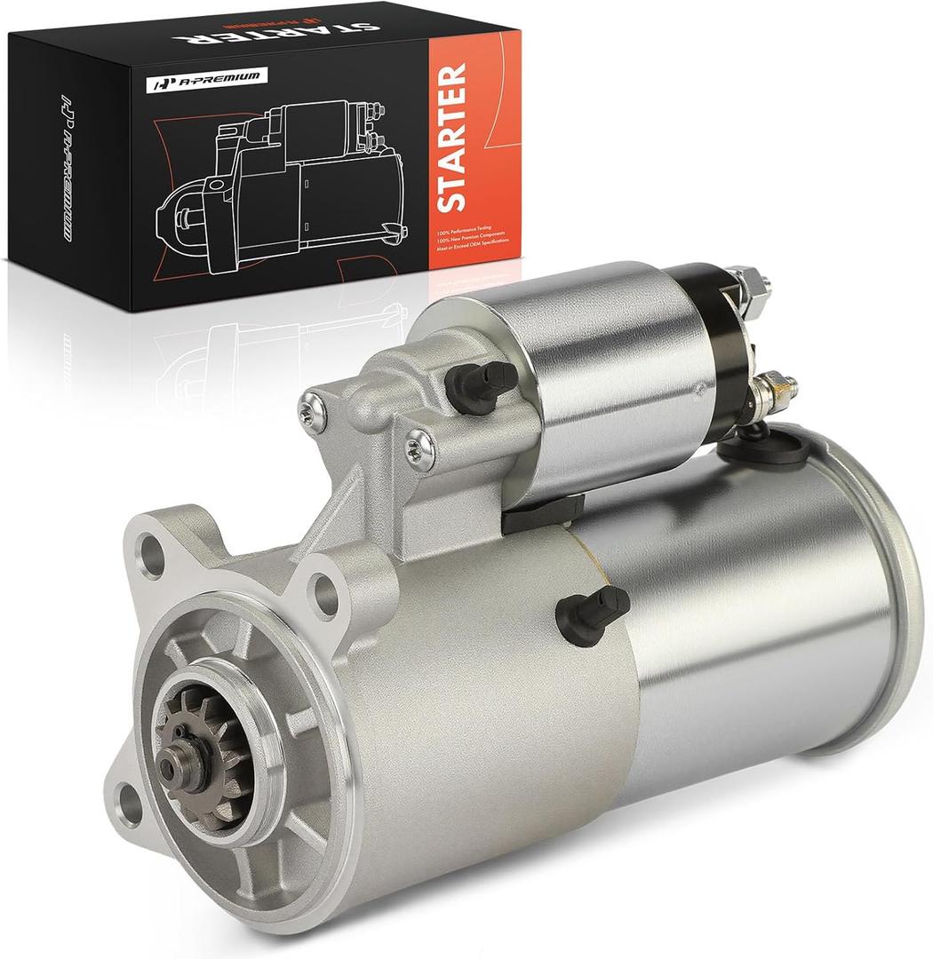 A-Premium Starter Motor Compatible with Ford F150 F250 F350 Super Duty 1999-2013 4.6L 5.0L 5.4L 6.2L 6.8L, Mustang 05-10, Expedition 99-14, Excursion 00-05 & Lincoln Navigator 99-13, 12V 1.4KW CW 12T